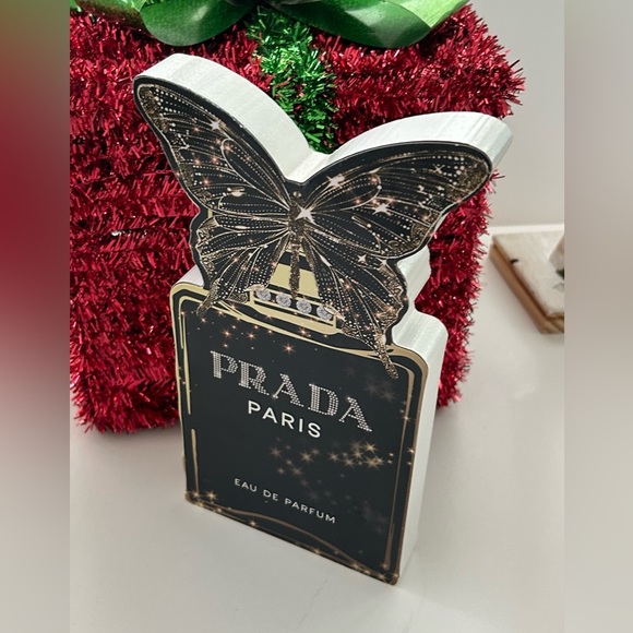 Prada Black and Gold Eau de Parfum with Butterfly Accent New - Picture 3 of 5